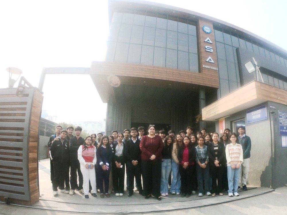 company visit by college student